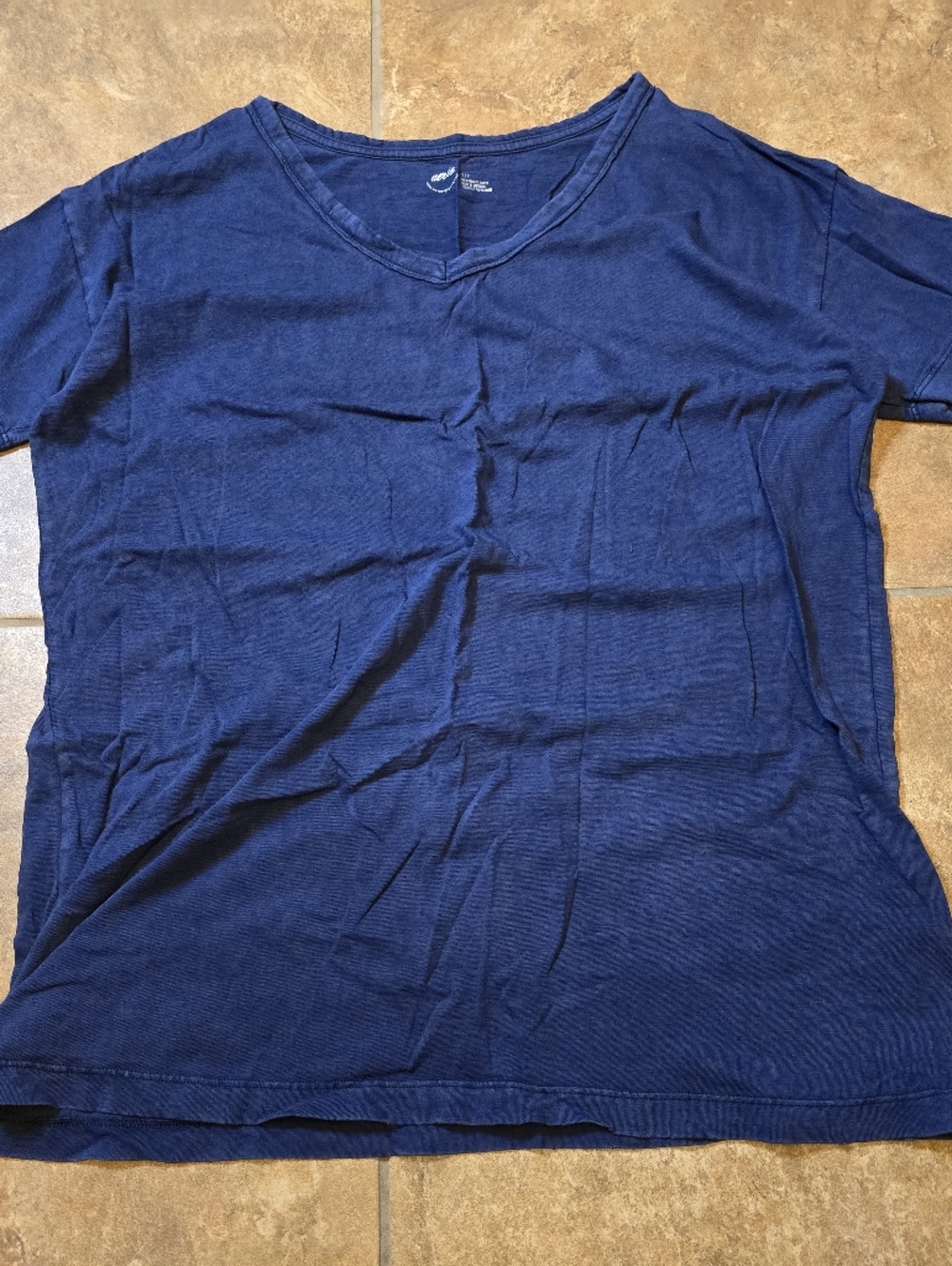 Navy Boyfriend | AERIE | Oversized Short Sleeve